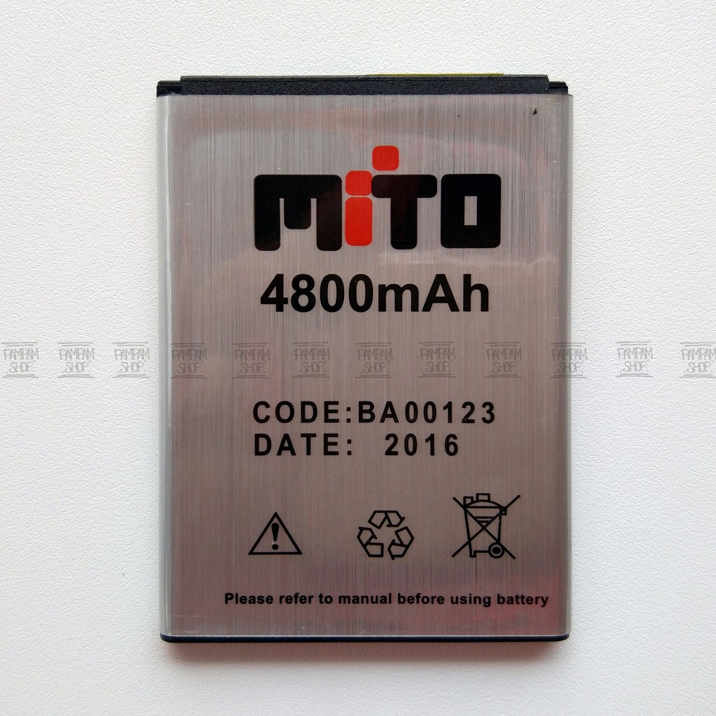 Baterai Mito Fantasy A82 A82+ Plus A900 BA-00123 BA00123 Original Double Power Batre Batrai BA 00123