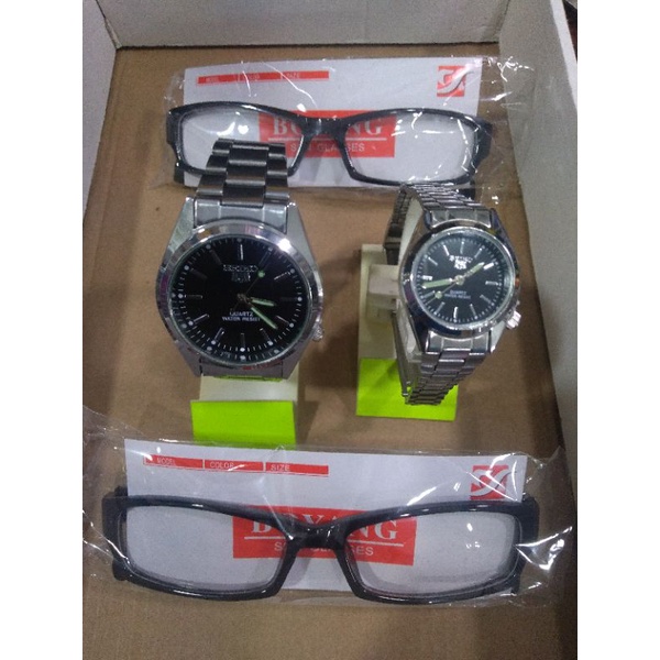 JamSeiko Couple + Kaca Mata Couple