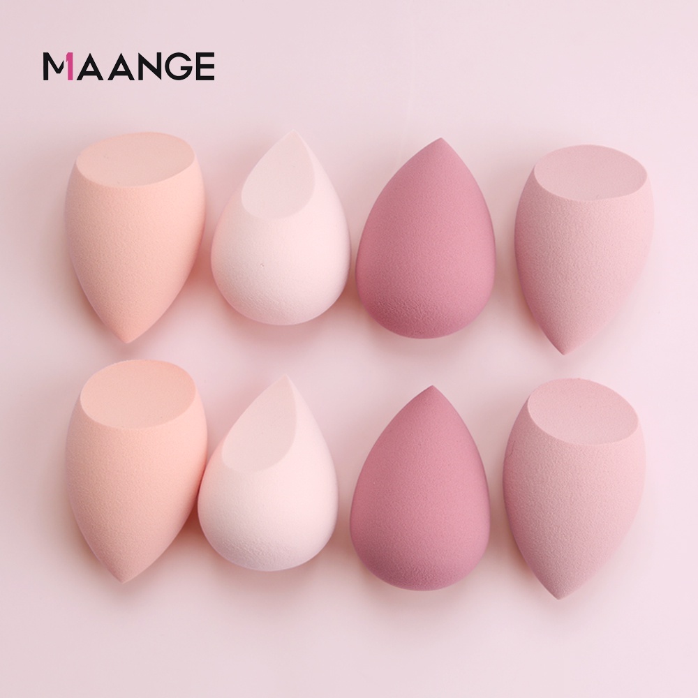 MAANGE 8Pcs/box Flexible Makeup Sponge Beauty eggs Soft Multipurpose Puff Beauty Tools Makeup Accessories