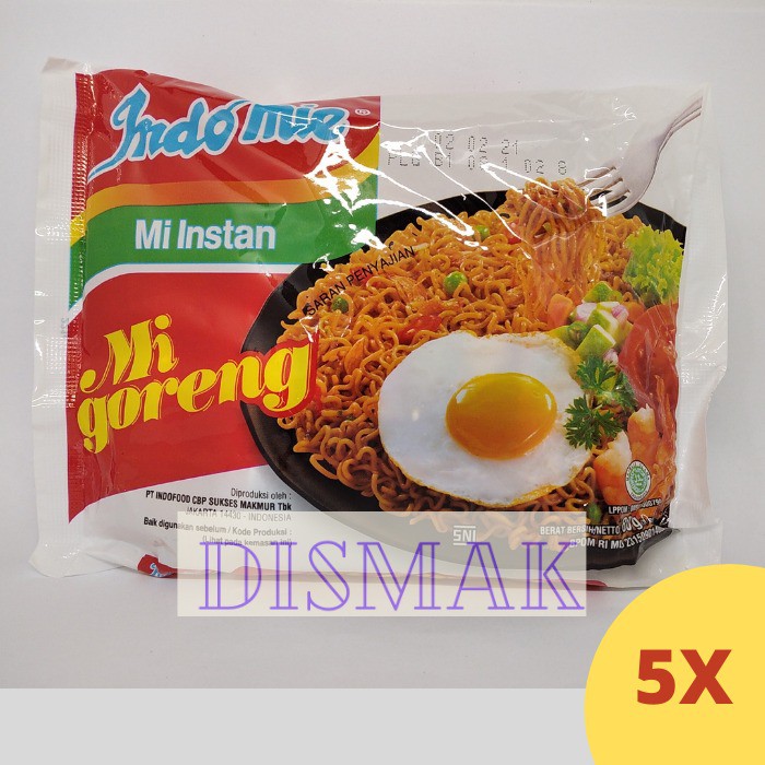 Indomie Goreng Sumatra 5 Pcs