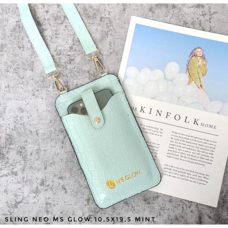 HADIAH MSGLOW SLING HANDPHONE NEO CROCO MSGLOW