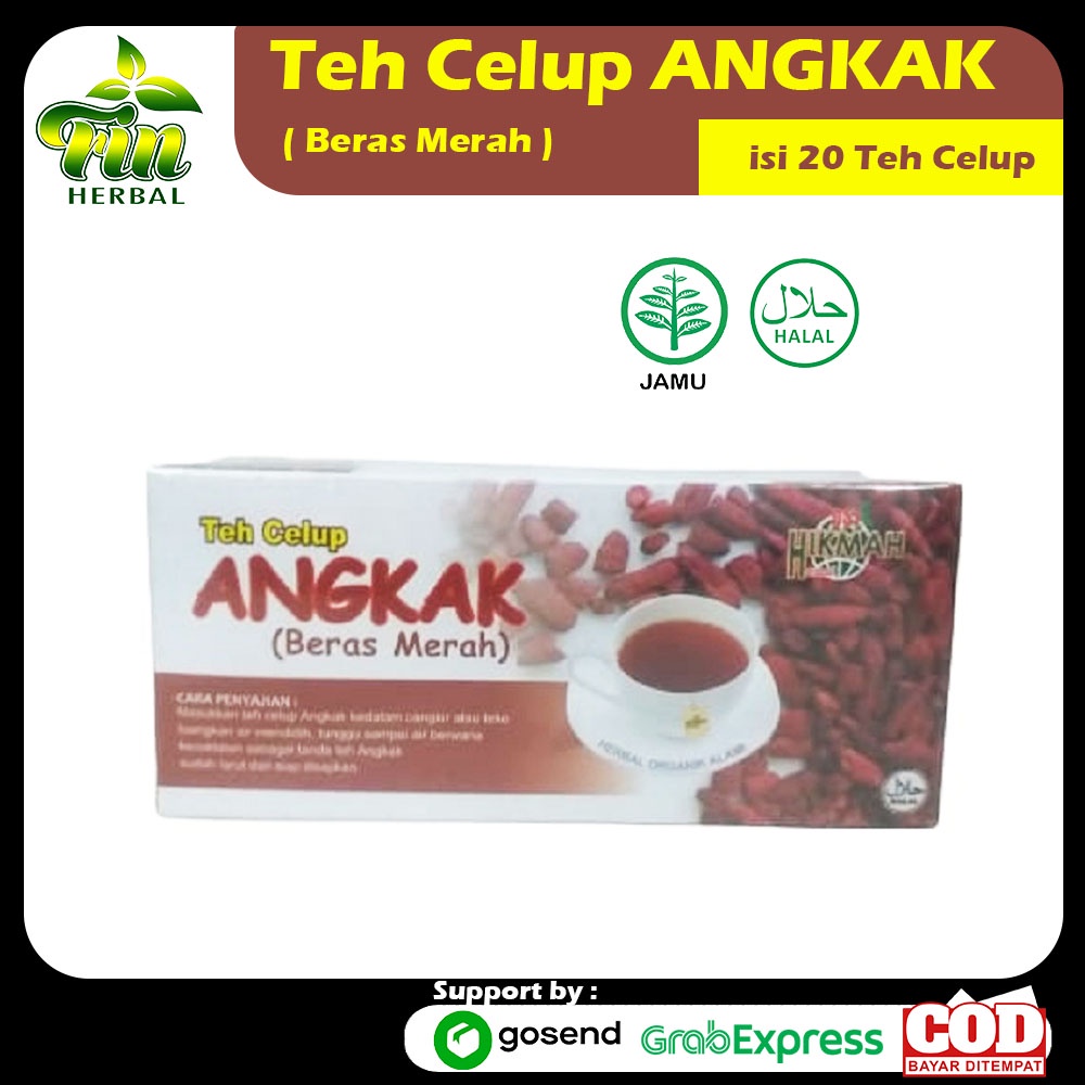 

Angkak Beras merah / Teh Celup Angkak herbal isi 20 kantong