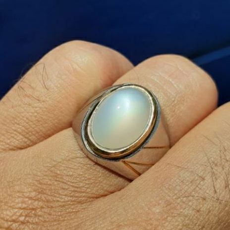 Cincin Batu Anggur Bulan Kualitas Super