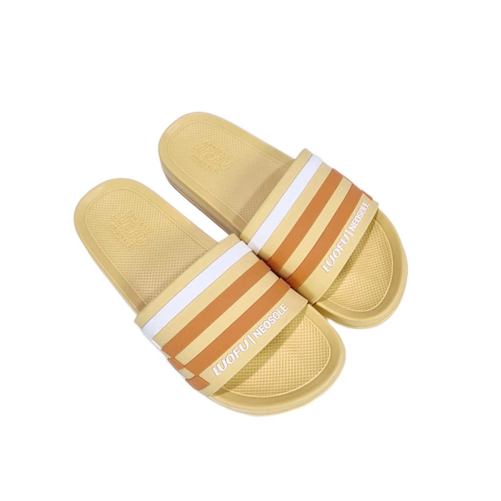 LUOFU ORIGINAL sandal karet empuk murah wanita sendal cewek selop import E6212E05L