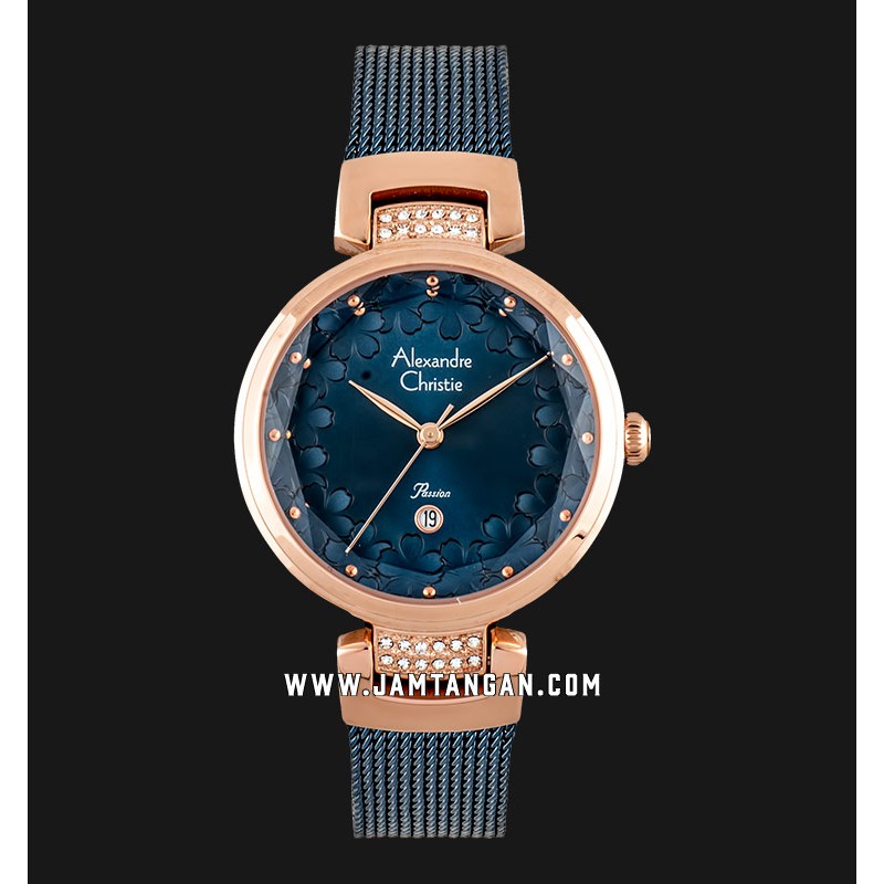 Alexandre Christie AC 2756 LD BURBU Ladies Blue Dial Blue Stainless Steel