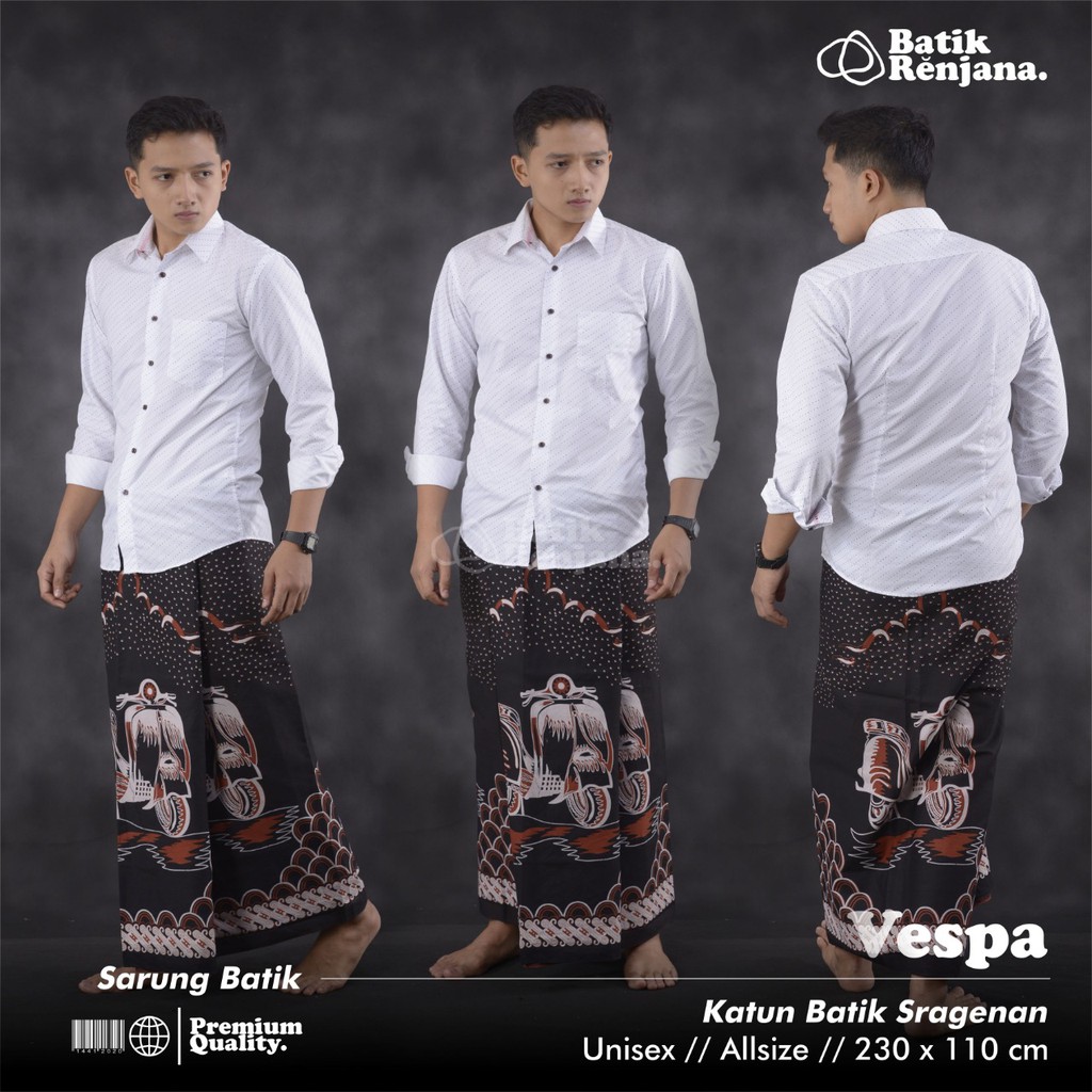VESPA RENJANA BATIKSOLOAMANAH SARUNG BATIK SOLO PREMIUM MODERN KATUN HALUS SERAGAM KELUARGA KANTOR SANTRI BURMA FUJI TAMARIN KAMAYA MAYA KAMAYA MARJUA GANANG WEDANGAN JALARAN GUMAR BADRAKA UMARA CAKARA MATARAM MUKTIJOWO PARANG IRENG TURNO IRENG CAKARA SM