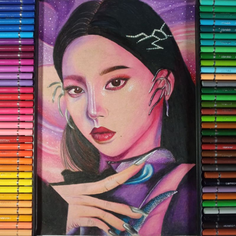

sketsa wajah/joki tugas/sketsa wajah idol