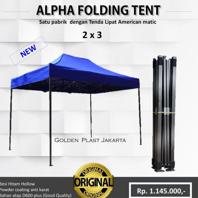 Jual Tenda Cafe Lipat Alpha 2X3 (Asli 1 Pabrik Dgn American Matic) New