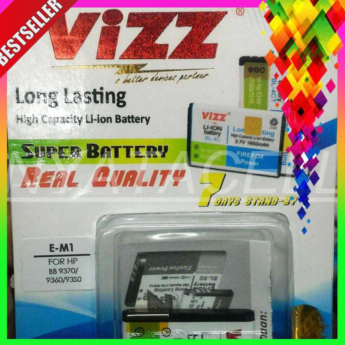 PROMO BATERAI VIZZBLACKBERRYF M1 BATERAI DOUBLE POWER FM1 FM 1 PEARL 9100 BERKUALITAS