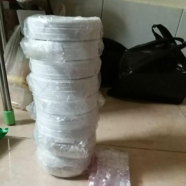 Piring Plastik Kecil (p6)/piring Plastik/piring Makan Plastik 50pcs