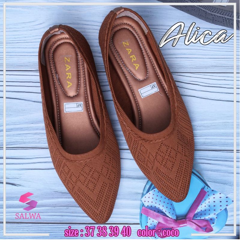 flatshoes, zara rajut import