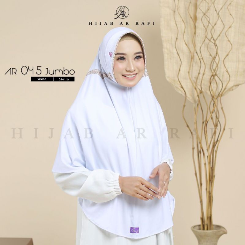 HIJAB ARRAFI AR 045JUMBO BUNGA//ARRAFI AR 045JUMBO GARIS