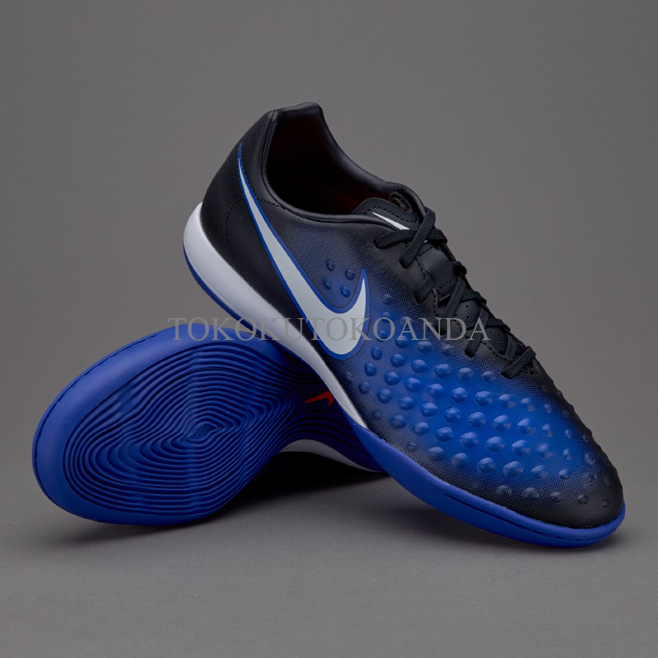 Sepatu Magistax Onda 2 IC nike original futsal black paramount blue