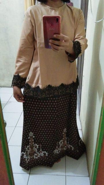 Couple Keluarga Baju Batik Keluarga Set Renda