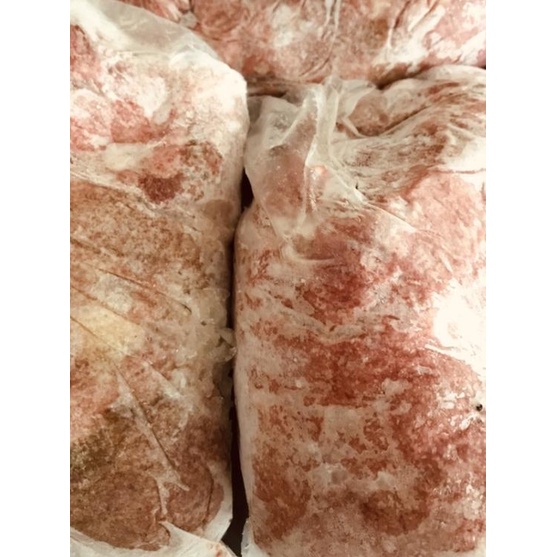 ✫ Frozen Dog Food / Raw Food / Daging Sisa Sapi Import (Tanpa Jeroan) ✶