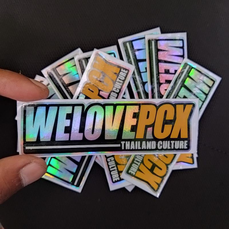 

Stiker WELOVEPCX Vol.1