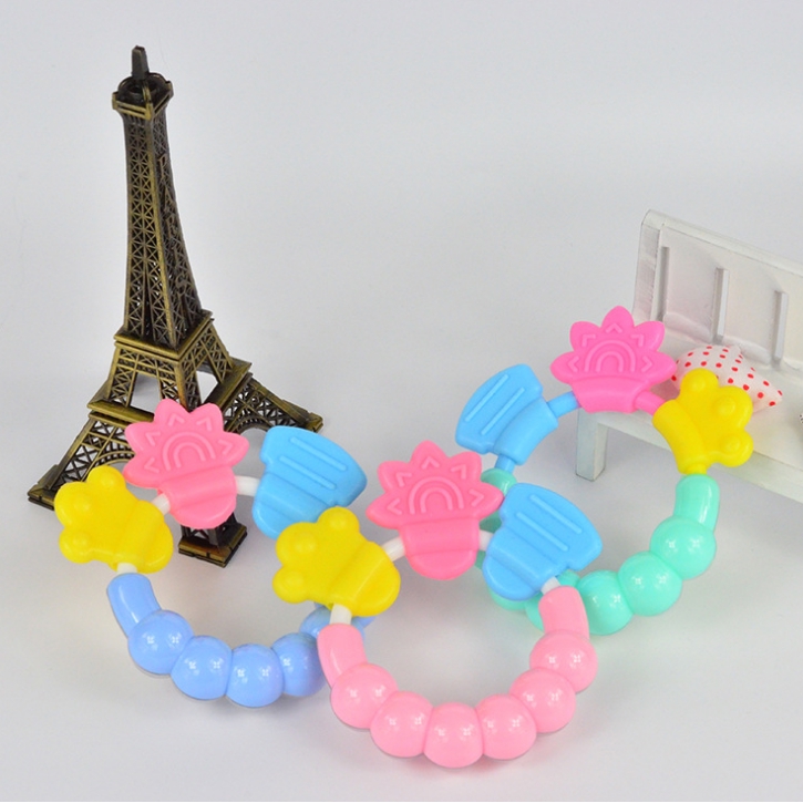 OSM - M626 Mainan Rattle Genggam Bayi Gigitan Empeng Buah Plastik / Teether Gelatin / Gigitan Bayi-4