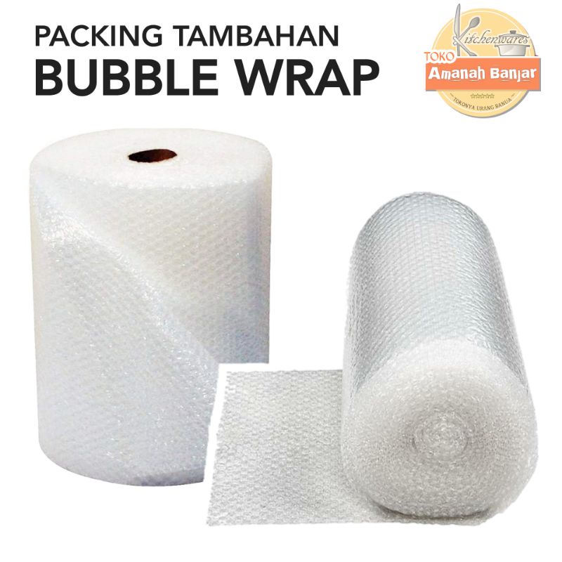 

[PENTING!] Packing Tambahan BUBBLE WRAP | Pengaman Paket & Barang