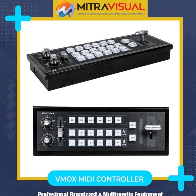 VMOX MIDI Controller support Vmix, OBS, Wirecast