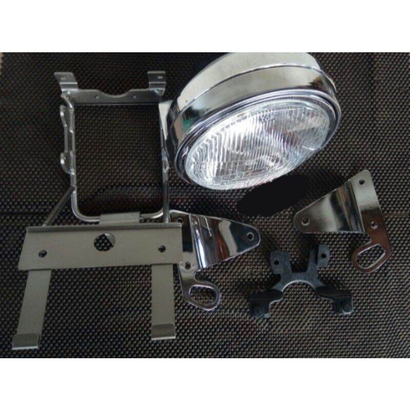 reflektor bulat ninja r ss Victor hma plus breket lampu original Kawasaki