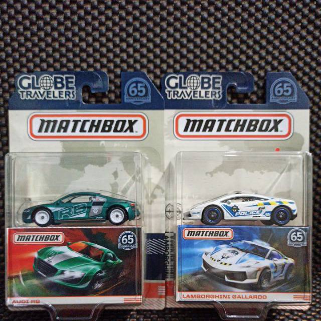 Matchbox  audi r8 & lamborghini gallardo 2 pcs