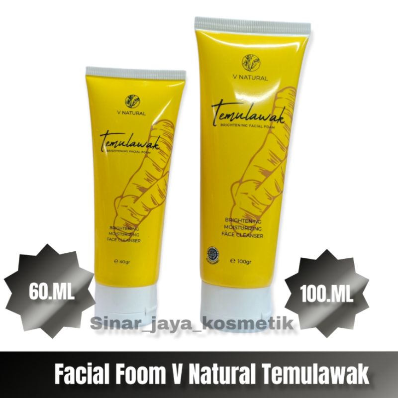 Facial Foom V Natural Temulawak BPOM