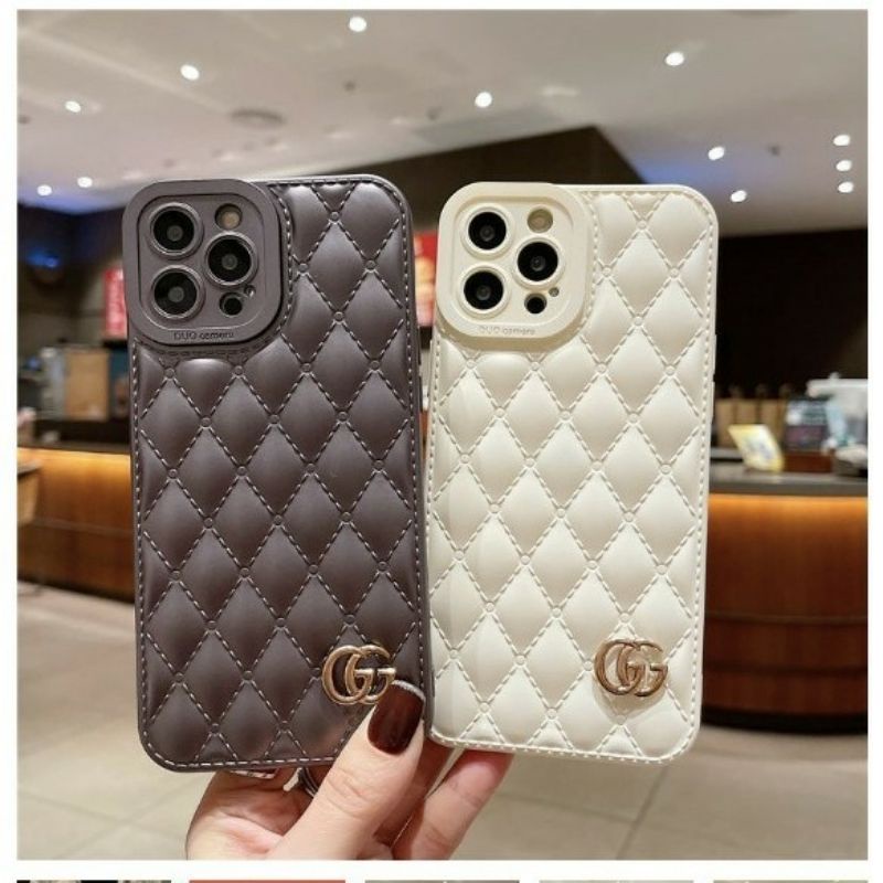 IPHONE 11 PRO MAX Case Handphone Electroplating Tiga Dimensi Prisma