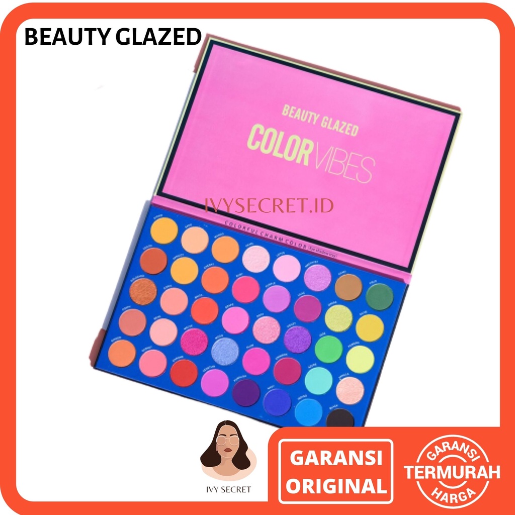 Beauty Glazed Color Vibes 40 Color Eyeshadow Matte Eyeshadow Palette Beauty Glazed Eyeshadow Beauty Glazed