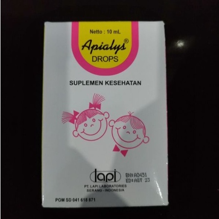 Apialys sirup / drop Apyalis Apialis Obat Vitamin Anak Bayi Drops Nafsu Makan