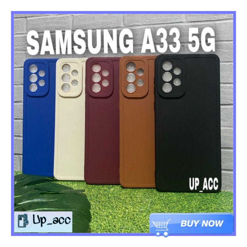 SAMSUNG A33 A53 A73 5G Case Pro Camera Protect / Case Candy Makaron TPU lens Protector Kamera