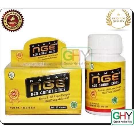 kapsul nge neo gamat emas gamat nge isi 50 kapsul