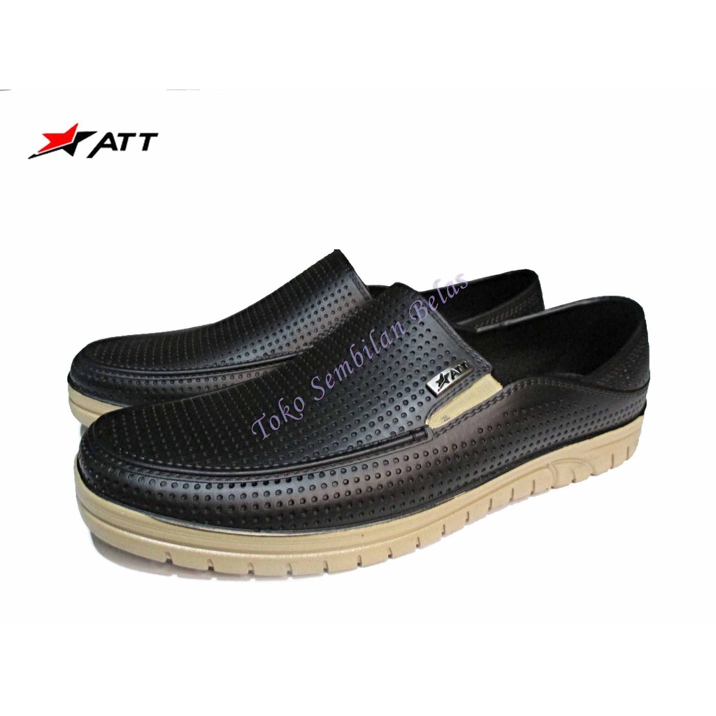 TERBARU Sepatu Casual Karet ATT/Sepatu Karet/Sepatu Keren/Sepatu Selop/Sepatu/Sepatu Murah