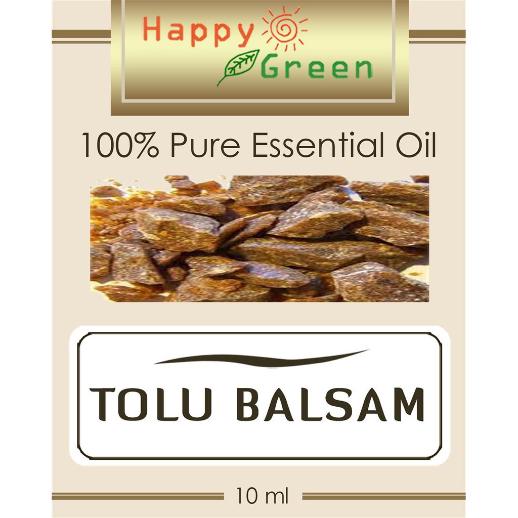 Happy Green Tolu Balsam Essential oil (10 ml) Tolu Balsam Bersertifikat