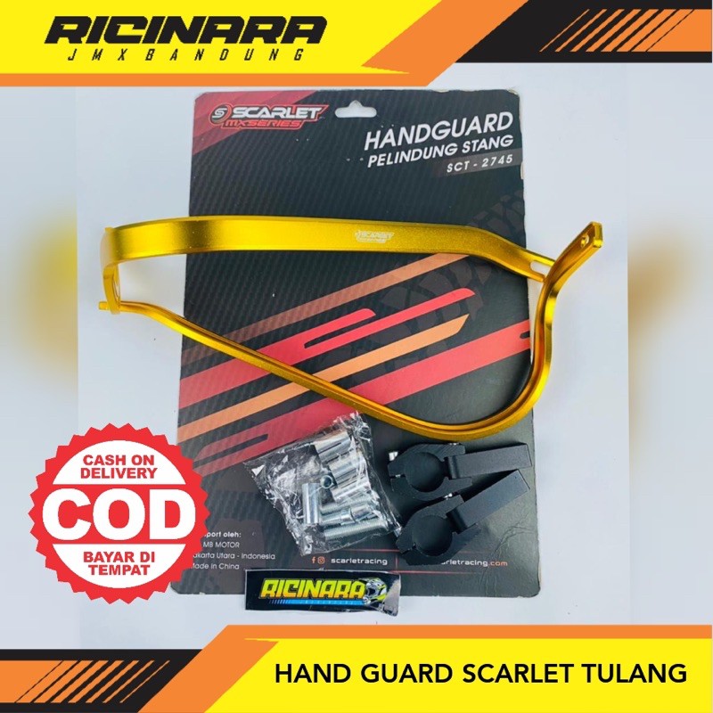 Handguard Scarlet tulang Besi -Hand guard scarlet orange blue