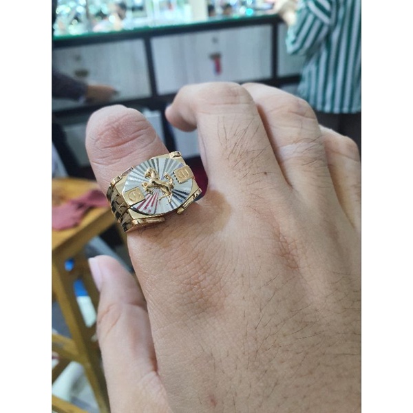 cincin cowo pria emas ferraryy macho