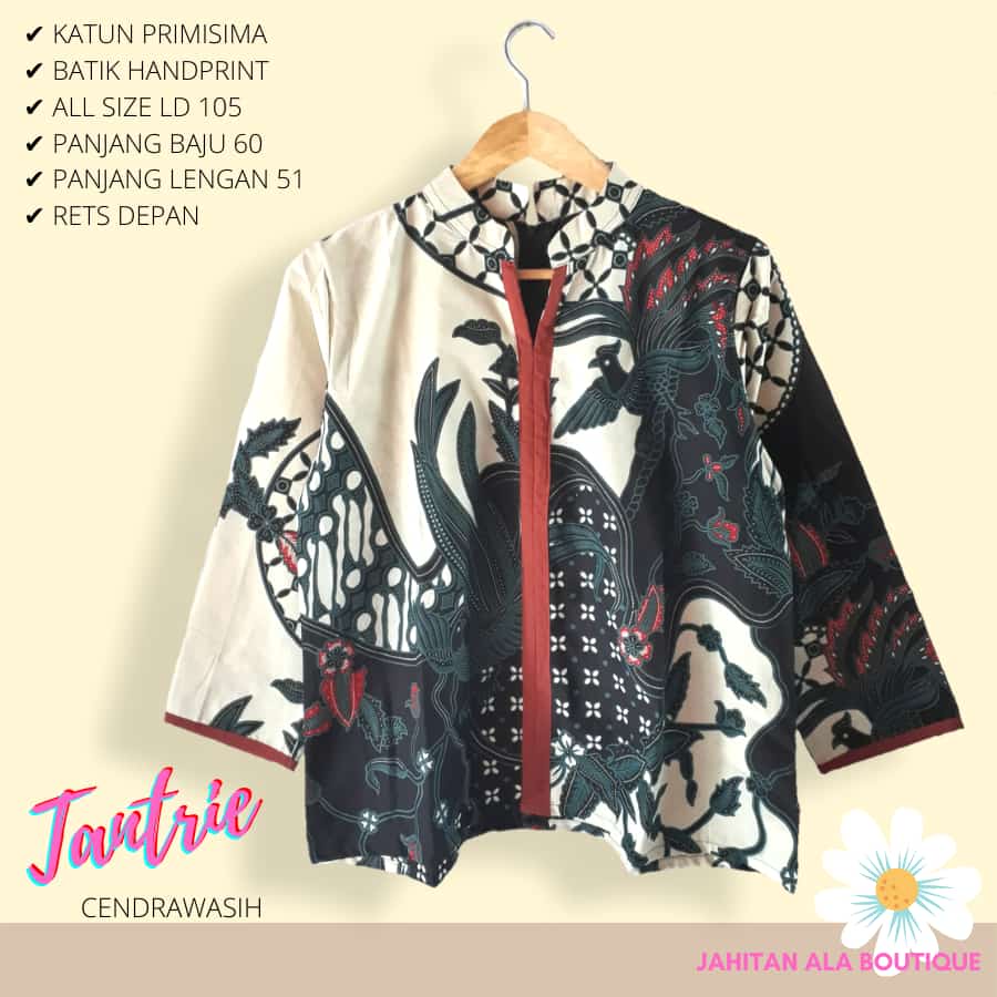 Blus tantri batik solo atasan kerja