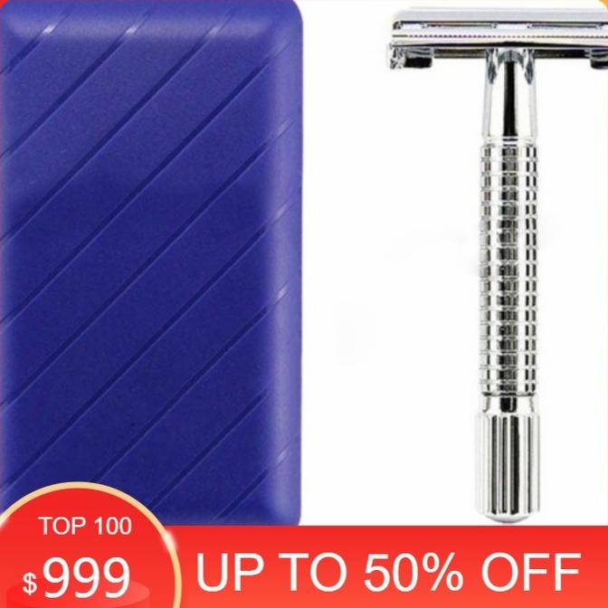 Alat Cukur Jenggot/kumis Klasik Manual Dua Sisi Untuk Pria