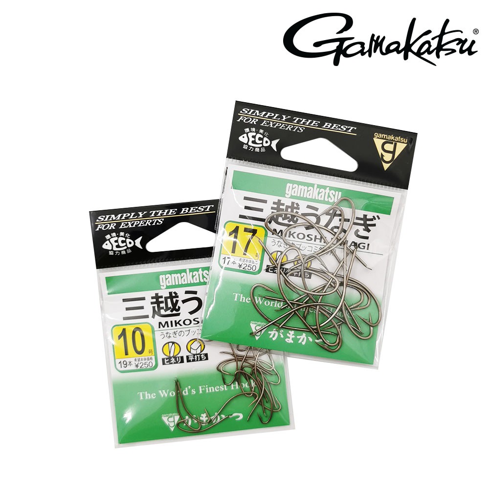 Pancing Gamakatsu Mikoshi Unagi 12183 Mata Kail Kuat Made in Japan