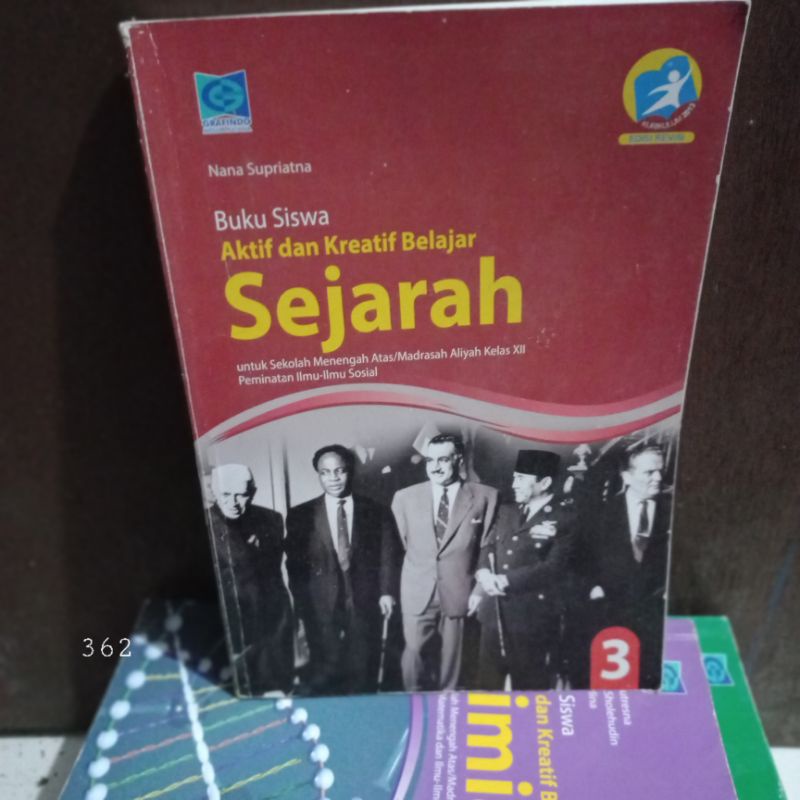 BUKU BEKAS SEJARAH SMA KELAS 3 grafindo