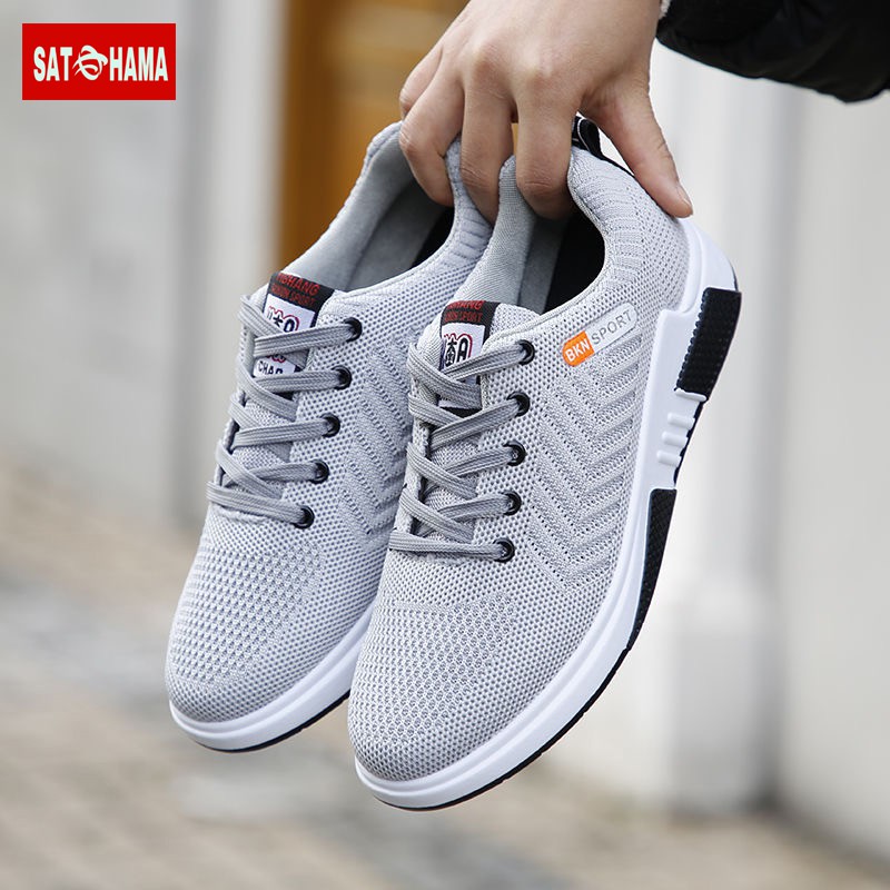 Satohama Sepatu Pria New Fashion Sneakers Soft Casual Sports Shoes