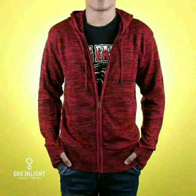 Jaket rajut pria tuwton Ariel bisa (COD)