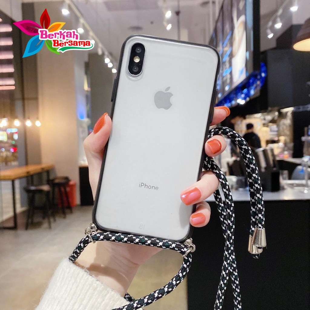 SOFTCASE SLINGCASE LANYARD FUZE REALME C1 C2 C3 C11 C12 BB3061