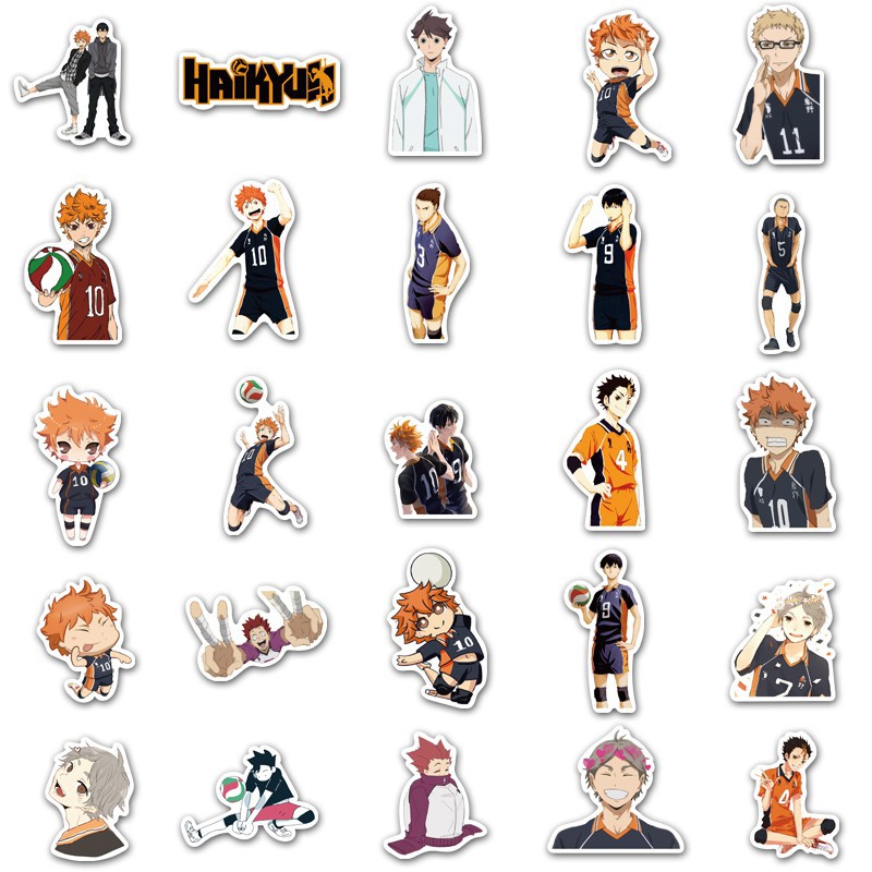 HY001 – Sticker / Stiker / Stationay /Alat Tulis Anime Manga Cosplay Jepang Haikyu