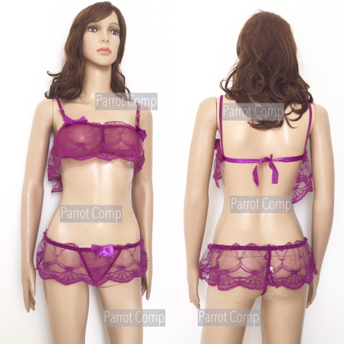 LINGERIE Bra Set BH CD Gstring Seserahan Pernikahan Cewek Braset terlaris transparan PROMO  bisa COD