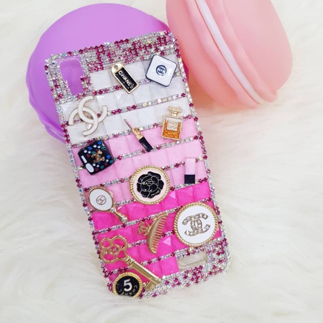 Bling case CH Full set case Oppo F9 samsung vivo ALL TYPE HANDMADE