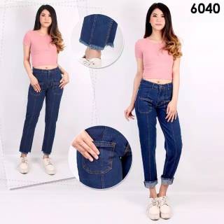  JEANS  CASUAL TIDAK MELAR BOYFRIEND  JEANS  SABRINA SNOW 