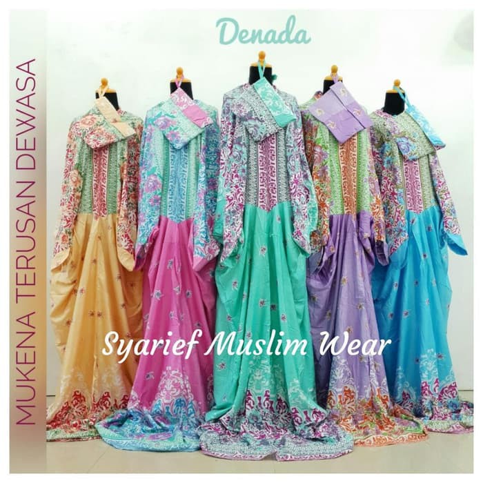 Terlaris Mukena Katun Bali Super   Model Terusan  100  Asli  Murah