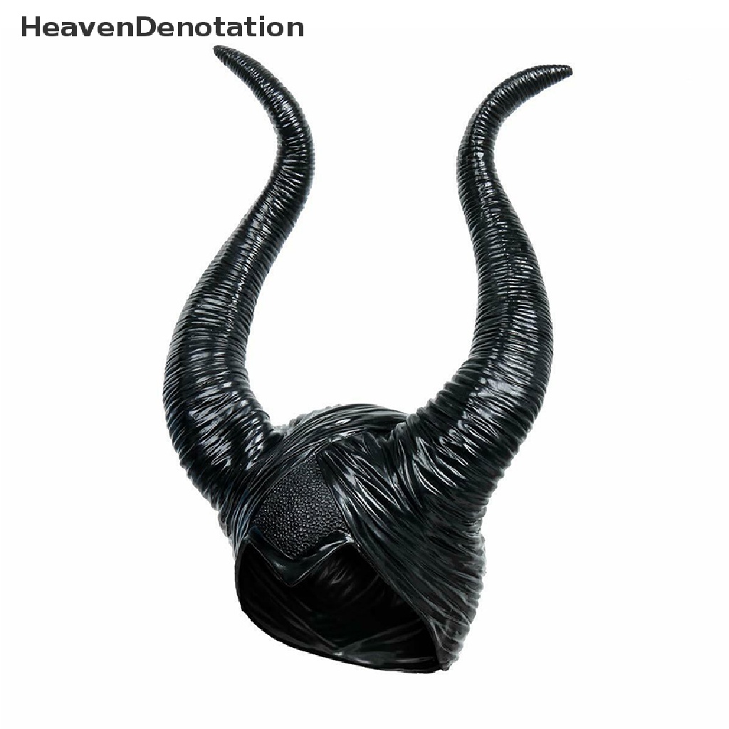 Topi Desain Tanduk Maleficent Evil Queen Untuk Kostum Cosplay Halloween