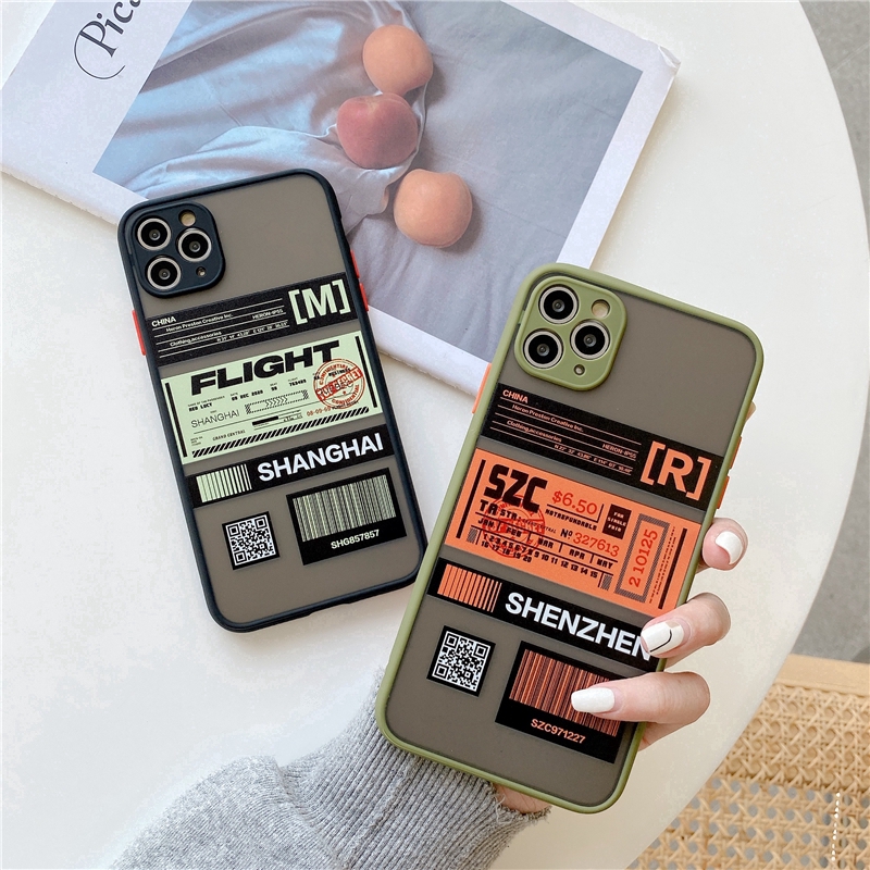 Hard Case Bahan Silikon Warna Matte Untuk Iphone 6 6s 7 8 Plus 11 Pro Max X Xs Max Xr