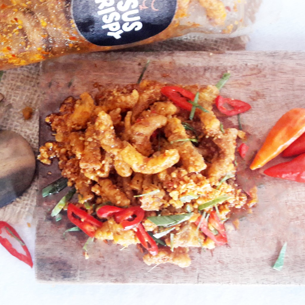 

Usus Crispy Extra Pedas 100gr